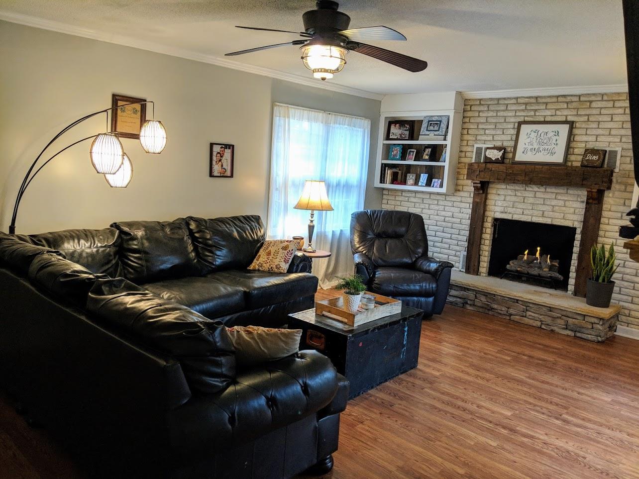 201 Short Springs Road Tullahoma, TN 37388 - Photo 11 of 24 Den With Built-Ins and Gas Fireplace