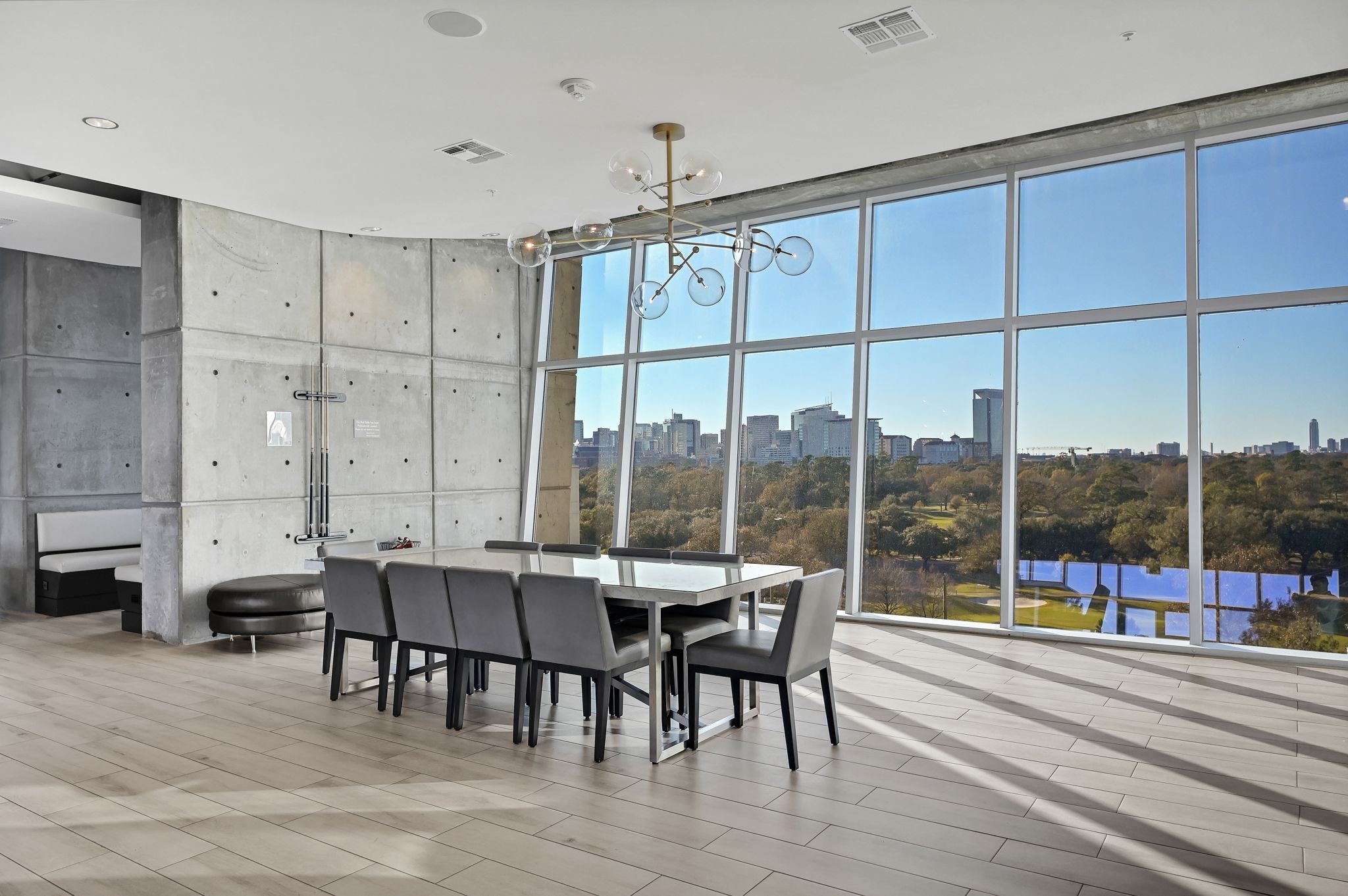 5925 Almeda Road, Unit 11317 Houston, TX 77004 - Photo 30 of 38 a view of a dining room with furniture window and outside view
