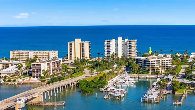 a view of a city that has tall buildings