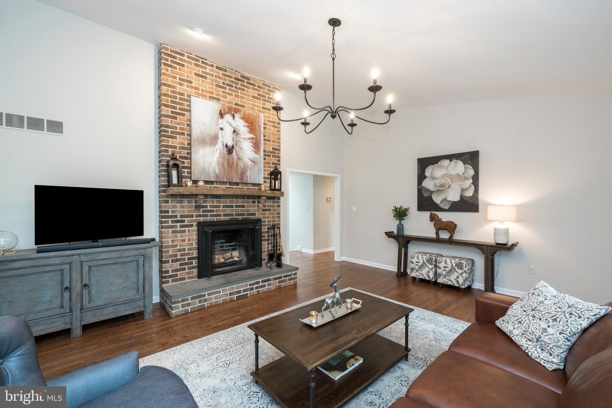 98 Birmingham Road West Chester, PA 19382 - Photo 25 of 43 Living room with floor to ceiling Fireplace