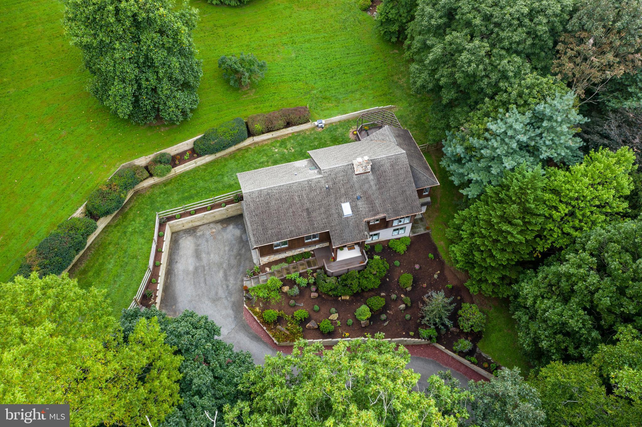 98 Birmingham Road West Chester, PA 19382 - Photo 7 of 43 Aerial View of expansive yard