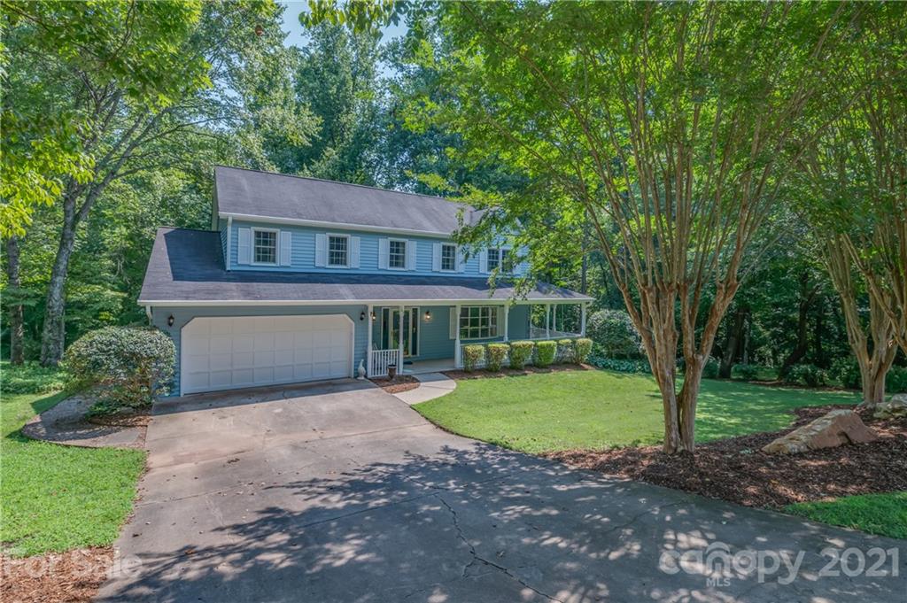 163 Fairforest Drive Rutherfordton, NC 28139 - Photo 38 of 48 a view of a big house with a big yard and large trees