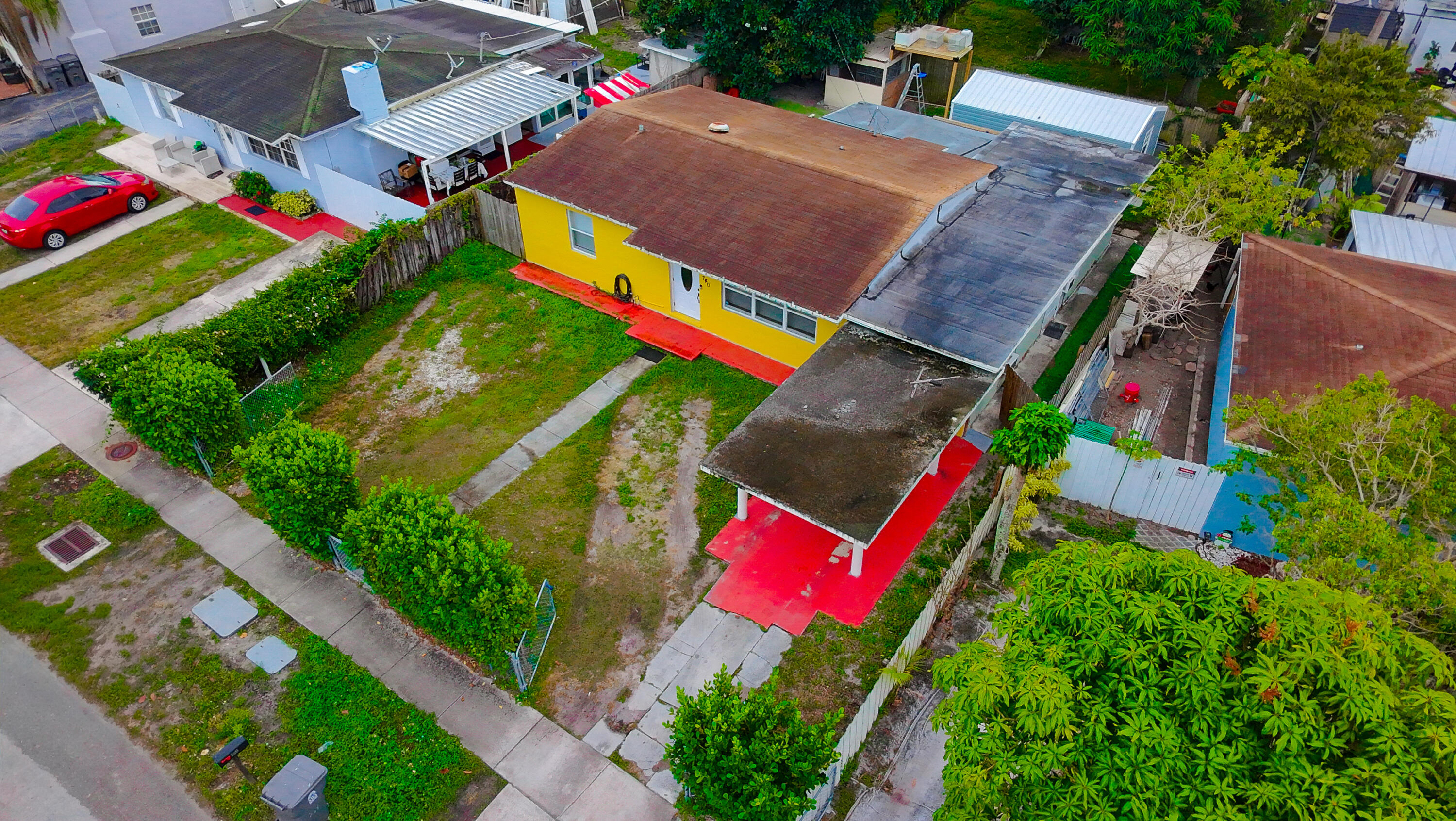 740 Aspen Road West Palm Beach, FL 33409 - Photo 34 of 34 an aerial view of a house with an outdoor space