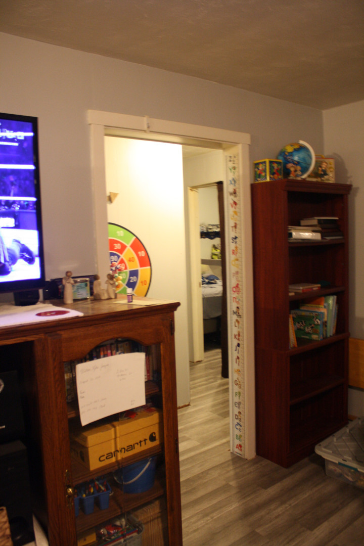1 Elm Drive Bethany, IL 61914 - Photo 36 of 37 a view of a hallway with wooden floor and cabinet