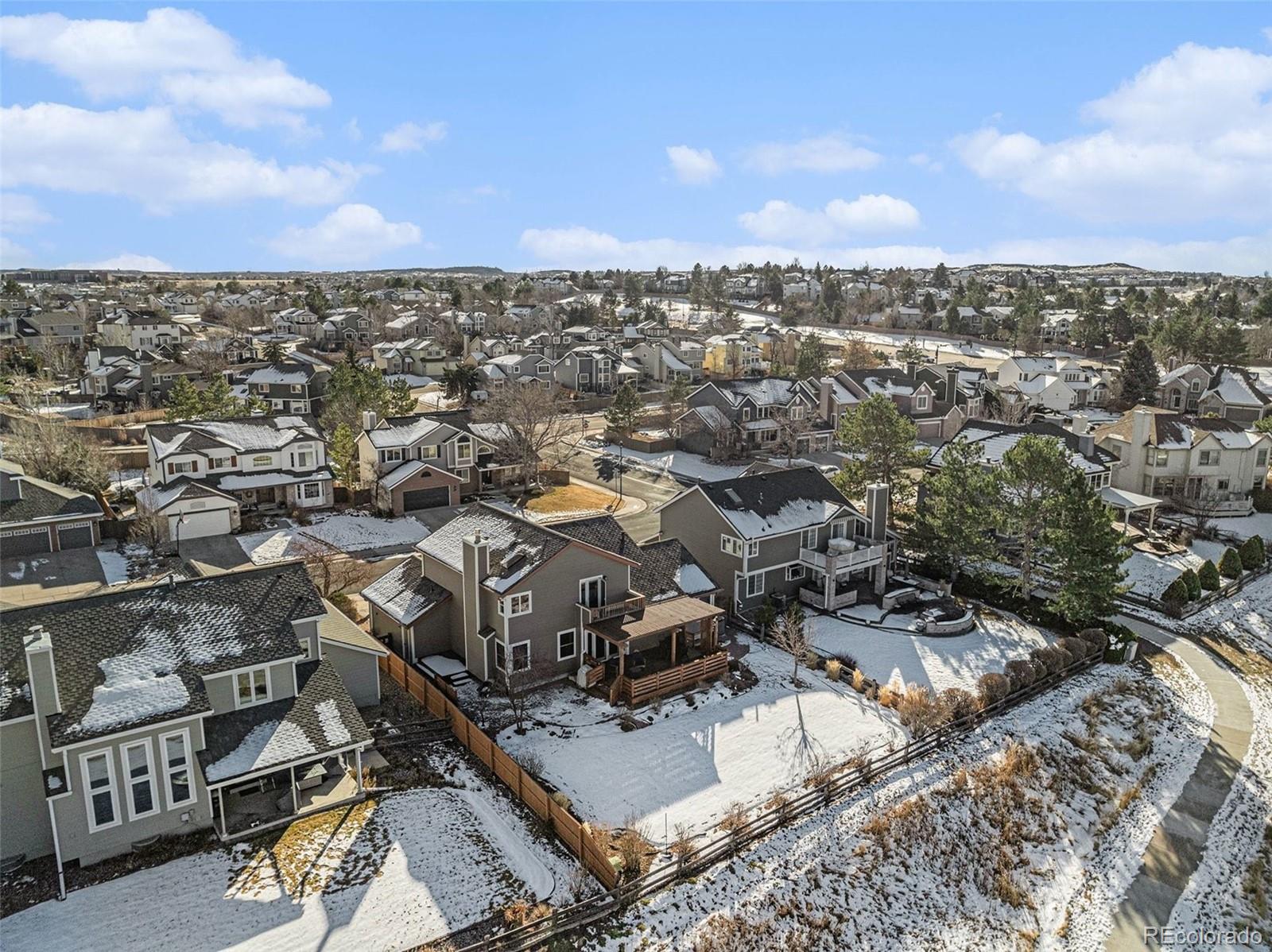 9537 Chesapeake Street Highlands Ranch, CO 80126 - Photo 15 of 34 an aerial view of multiple house