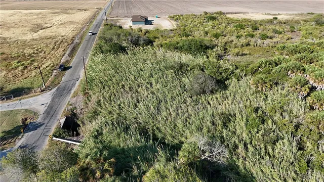 a view of a city with a lake