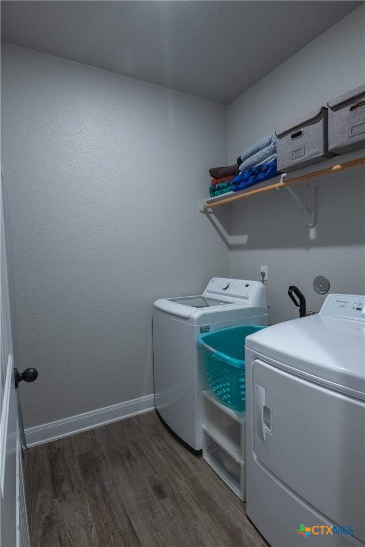 7909 McCulloch Road Temple, TX 76502 - Photo 29 of 46 a utility room with dryer and washer