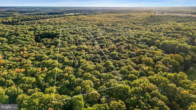 a view of a field with an outdoor space