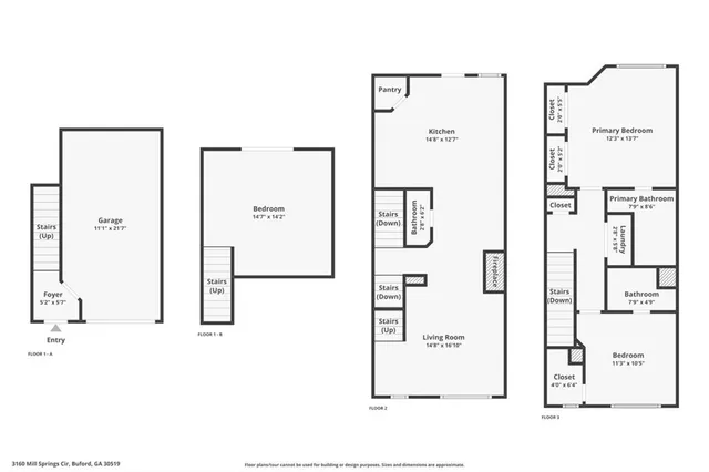 $289,999 | 3160 Mill Springs Circle Northeast, Buford, GA 30519