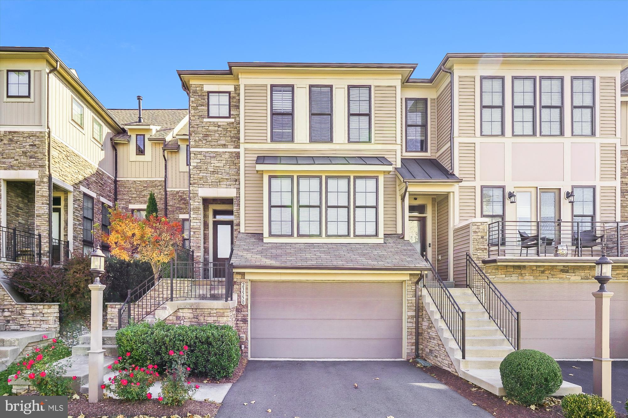 Beautiful, stone-accent exterior