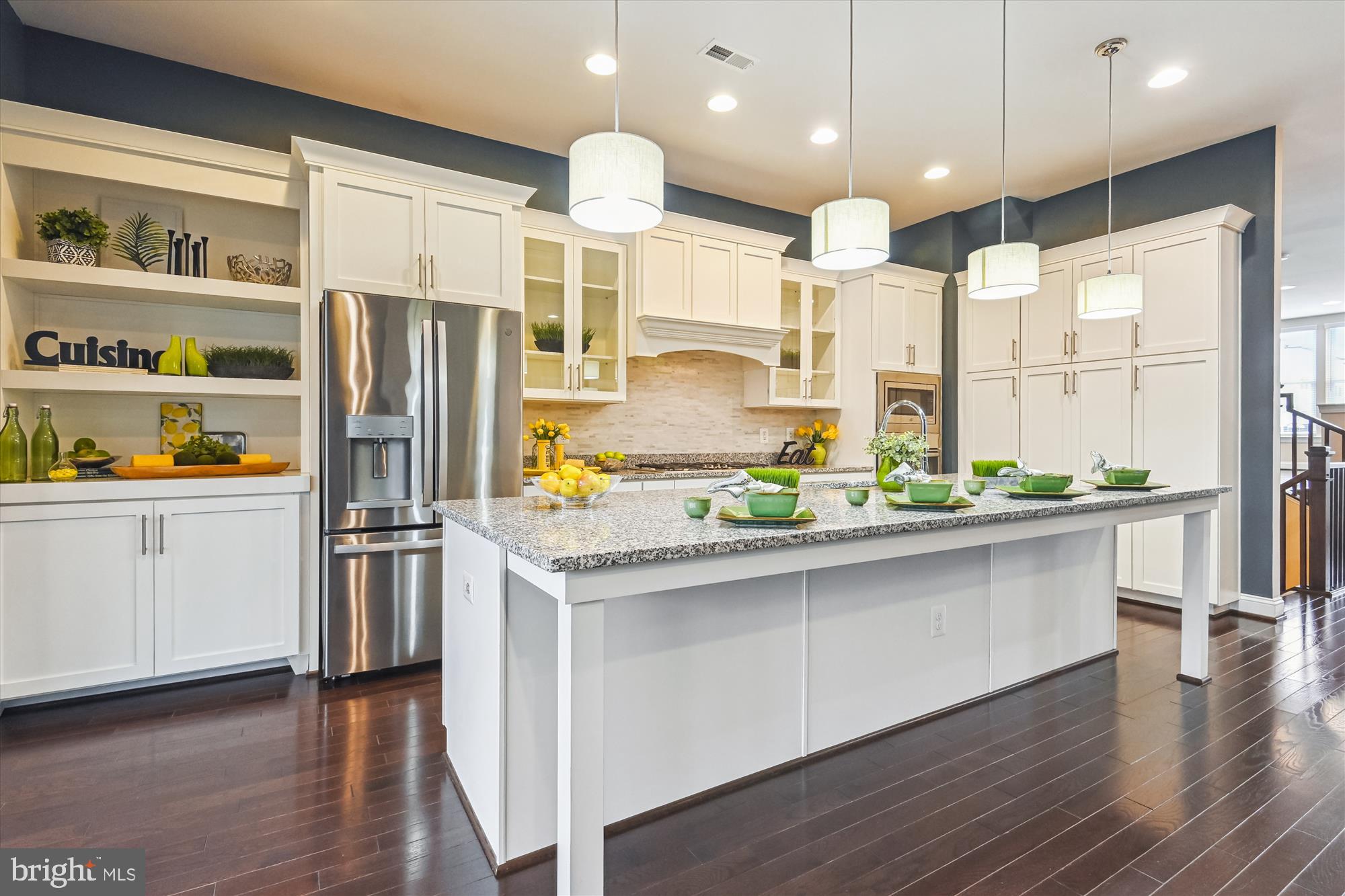 23550 Epperson Square Brambleton, VA 20148 - Photo 11 of 35 Modern white cabinetry and custom built ins