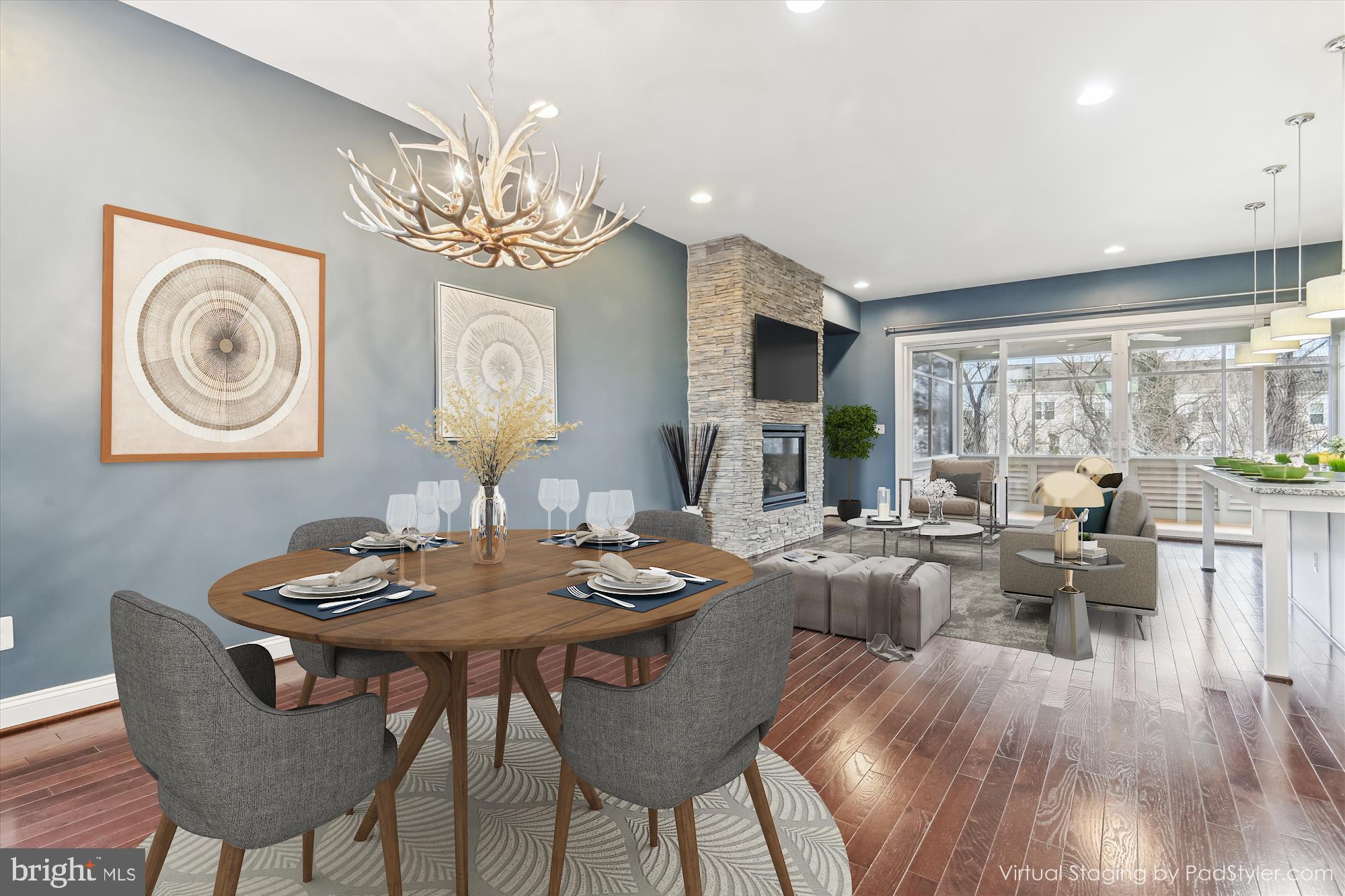 23550 Epperson Square Brambleton, VA 20148 - Photo 6 of 35 Dining and Family Room