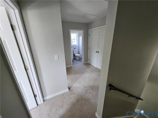 a view of an empty room