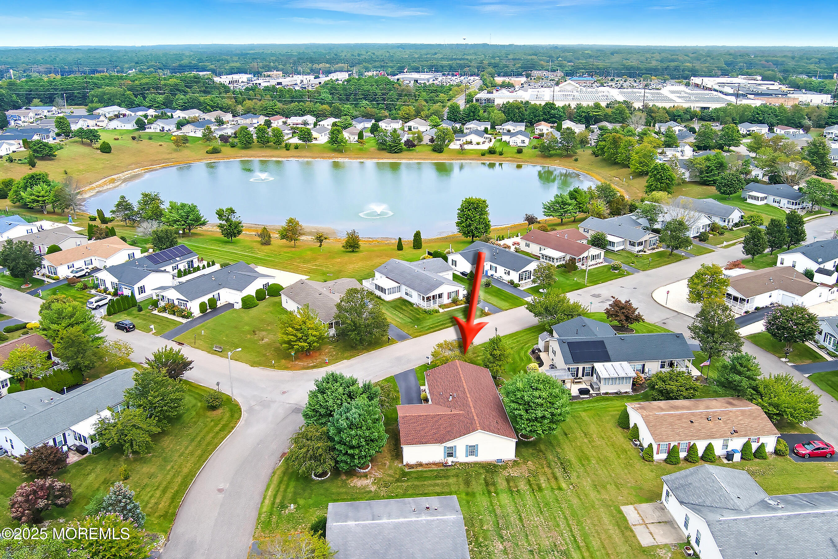 75 Perrys Lane Manahawkin, NJ 08050 - Photo 3 of 18 an aerial view of residential houses with outdoor space and river