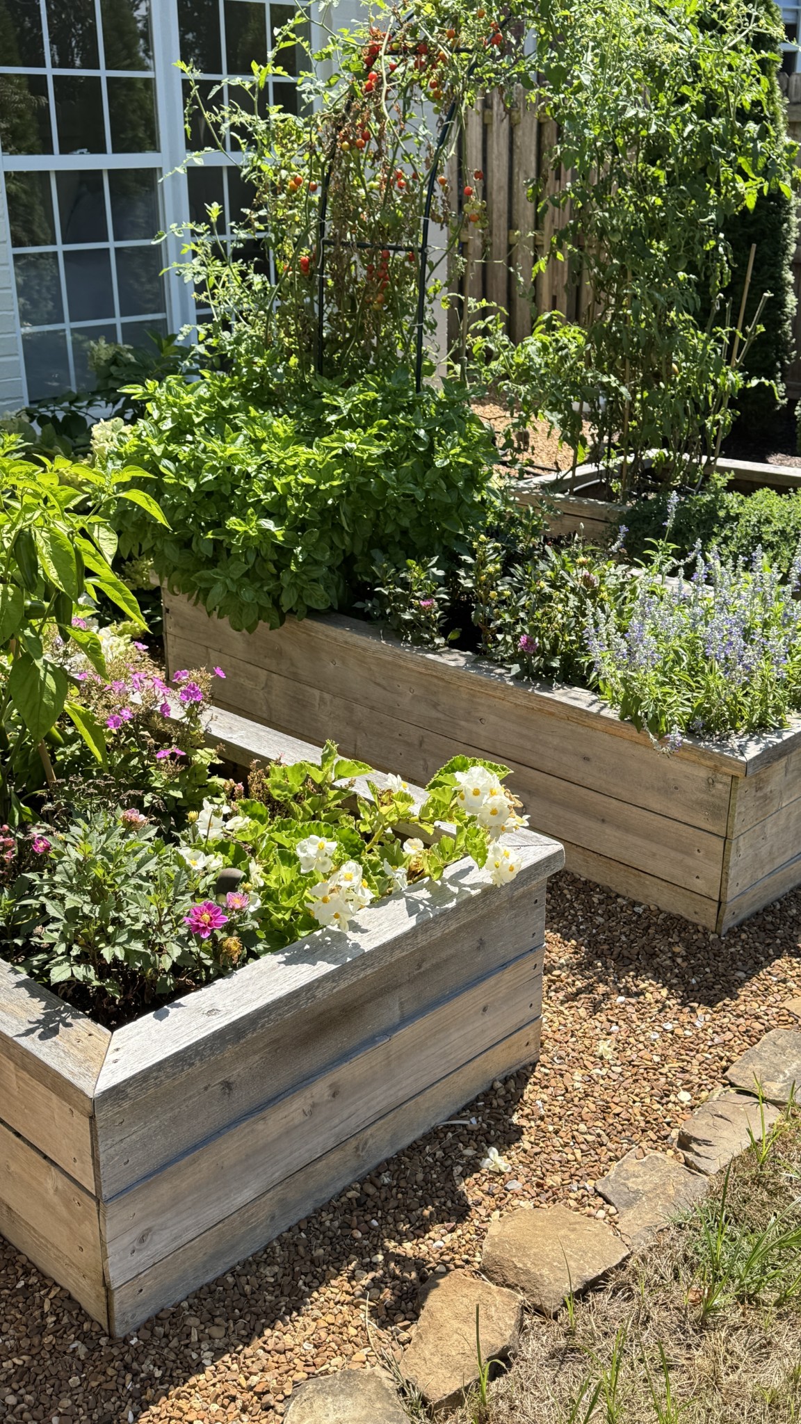 3205 Vera Valley Road Franklin, TN 37064 - Photo 39 of 52 a wooden box filled with plants and flowers