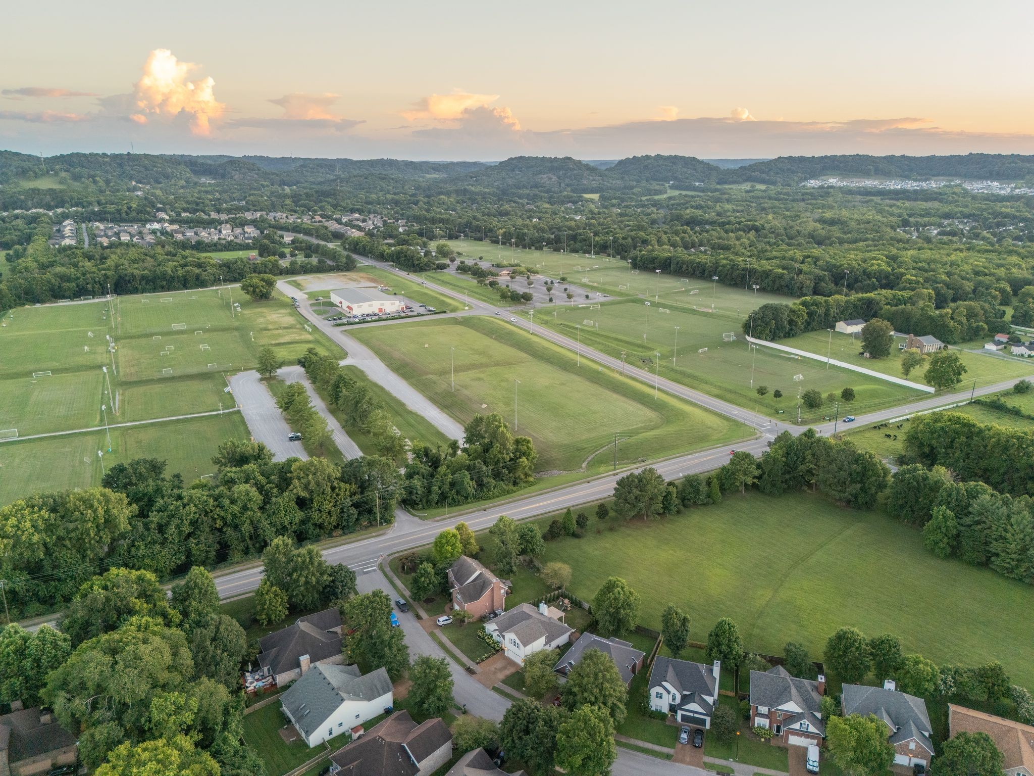 3205 Vera Valley Road Franklin, TN 37064 - Photo 48 of 52 a view of a lake with a yard