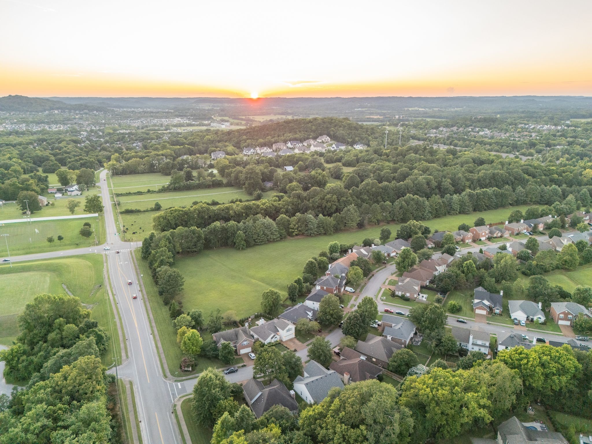 3205 Vera Valley Road Franklin, TN 37064 - Photo 49 of 52 view of a city with mountains in the background