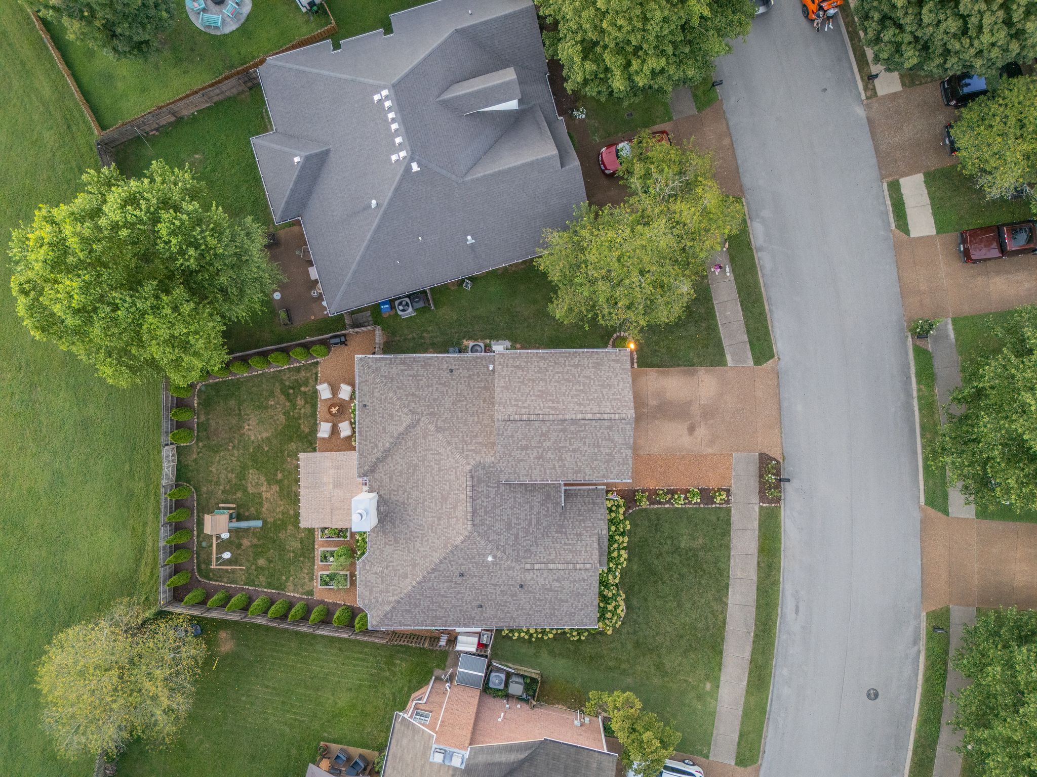 3205 Vera Valley Road Franklin, TN 37064 - Photo 50 of 52 an aerial view of a house with a yard