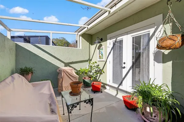 a view of outdoor space yard swimming pool and furniture