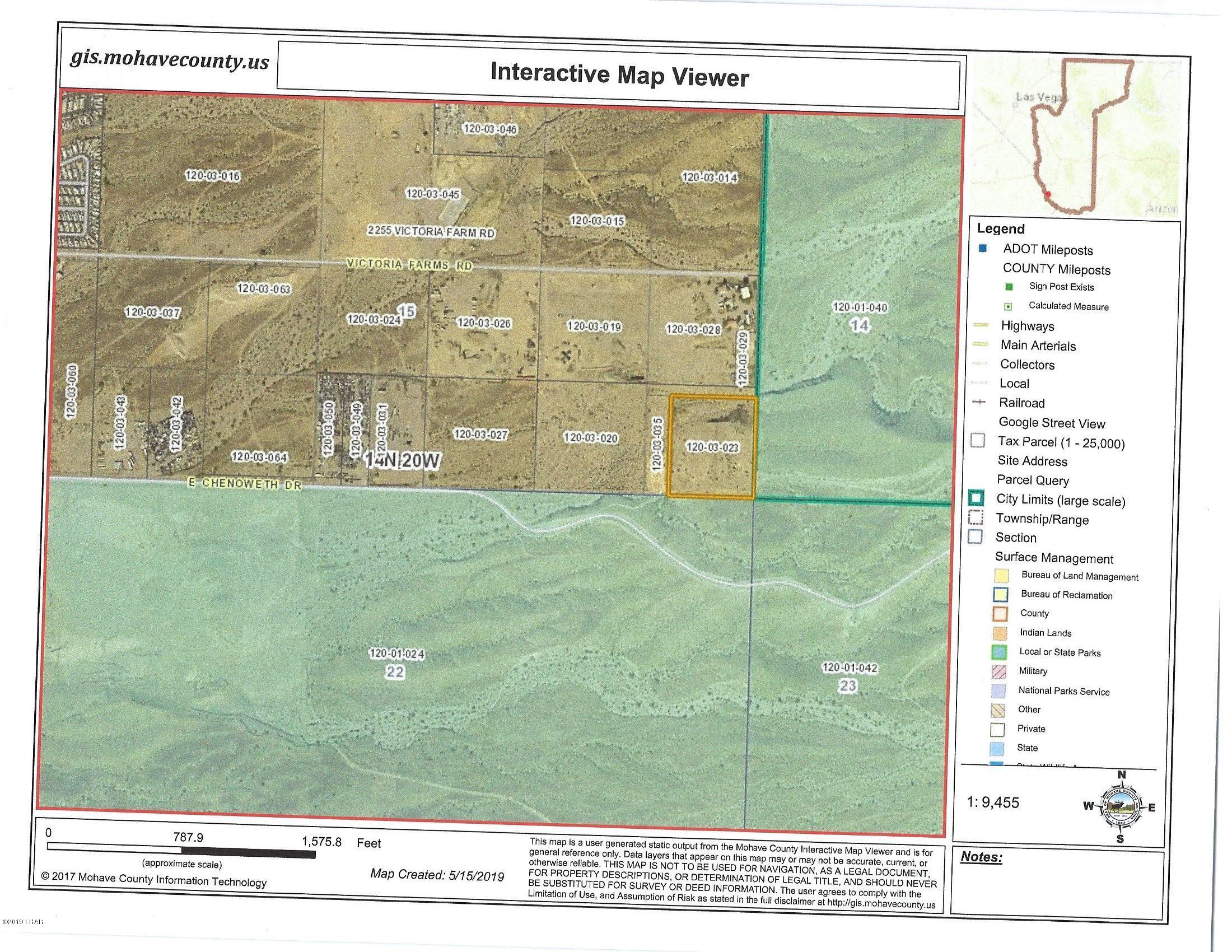 0 Chenoweth Road Lake Havasu City, AZ 86404 - Photo 2 of 4 GIS MAP - 7 ACRES