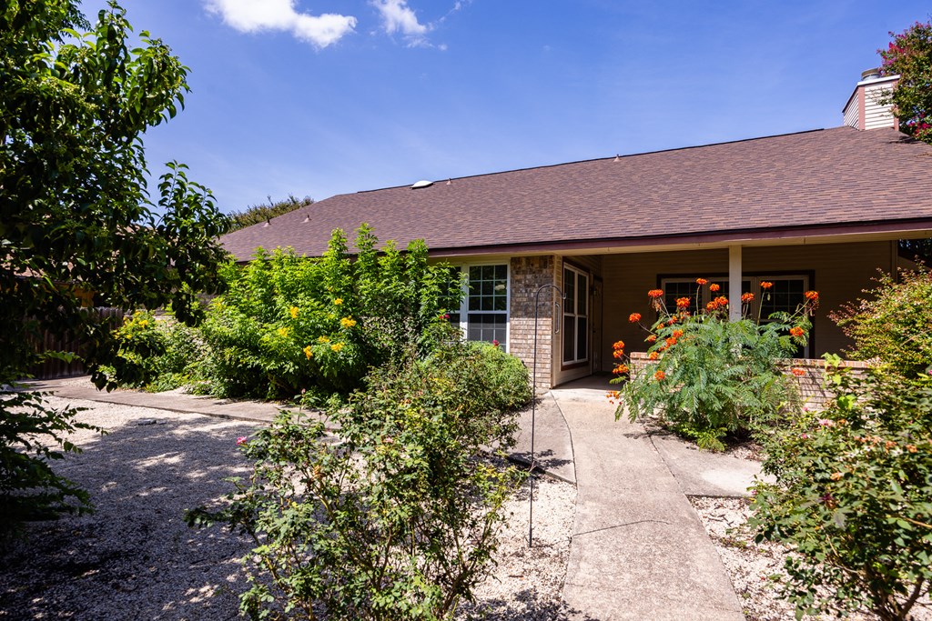 1257 Victory Kerrville, TX 78028 - Photo 23 of 31 a front view of house with yard and trees around
