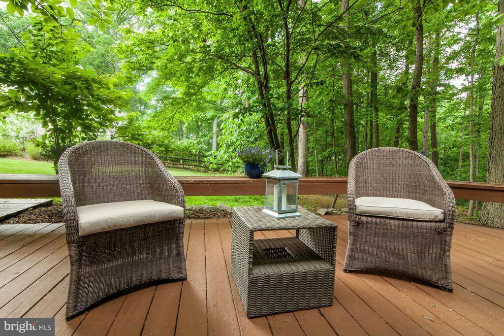 11644 Deer Forest Road Reston, VA 20194 - Photo 27 of 30 Private Deck Off Sun Room