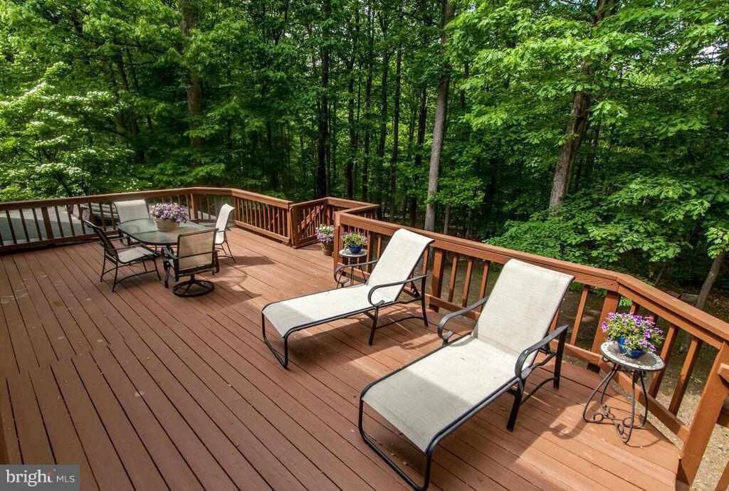 11644 Deer Forest Road Reston, VA 20194 - Photo 4 of 30 Expansive Decking Spanning the Back of Home.