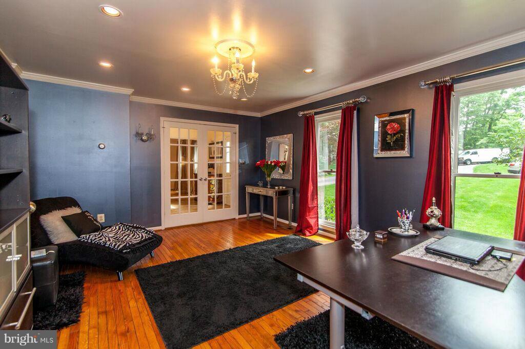 11644 Deer Forest Road Reston, VA 20194 - Photo 7 of 30 Living Room with French Doors