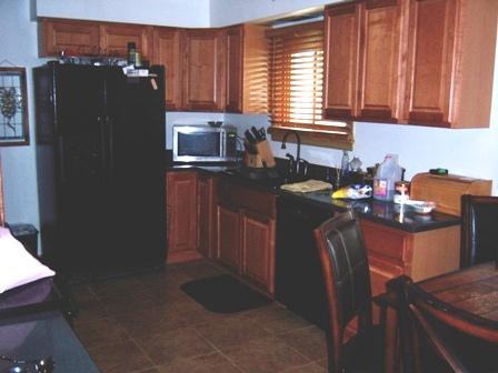1100 Frederick Street Joliet, IL 60435 - Photo 9 of 15 a kitchen with granite countertop a refrigerator stove and sink