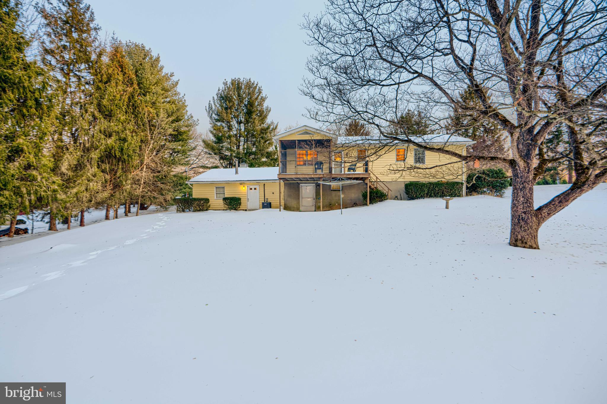 3528 Stansbury Mill Road Phoenix, MD 21131 - Photo 42 of 48 a view of a large trees with snow on the side of the road