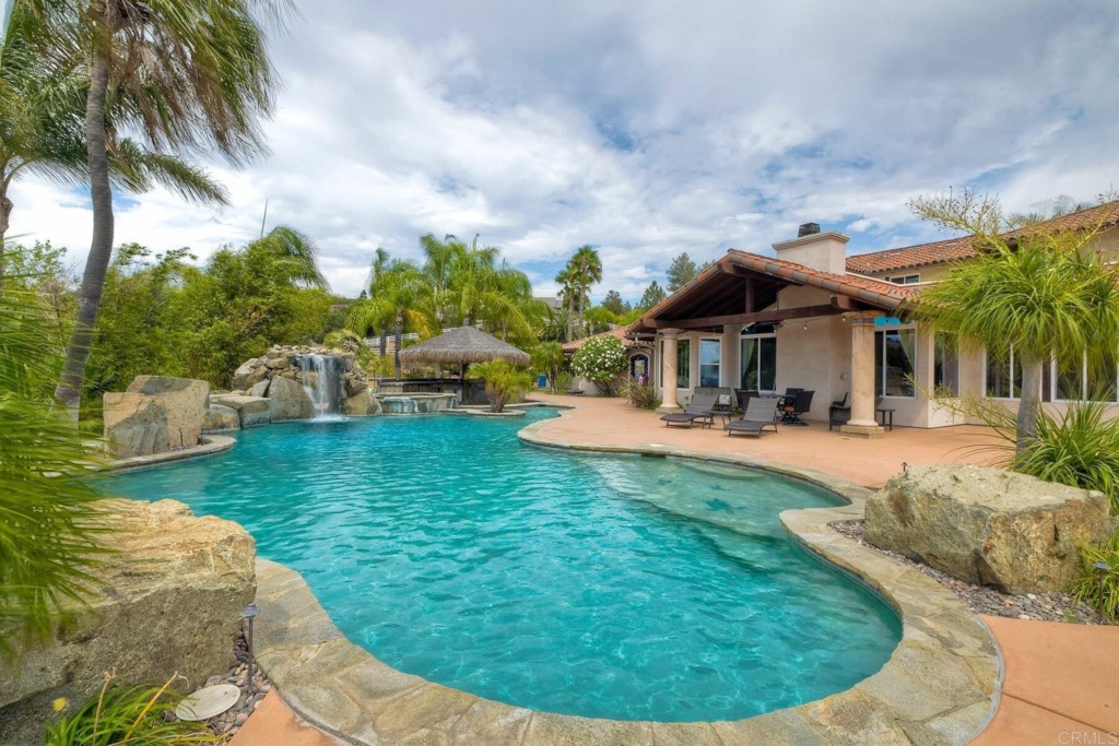 15520 Sleepy Creek Road El Cajon, CA 92021 - Photo 1 of 1 a view of a house with a backyard porch and sitting area
