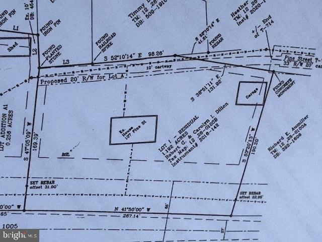 107 Pine Street Milroy, PA 17063 - Photo 64 of 64 Survey/Subdivision