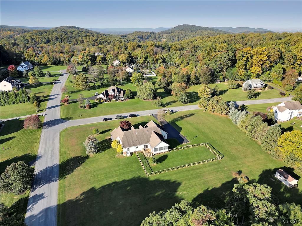2715 Maple Drive Hellertown, PA 18055 - Photo 2 of 47 an aerial view of a house with a yard