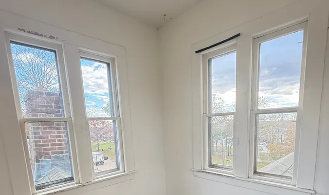 a view of an front door