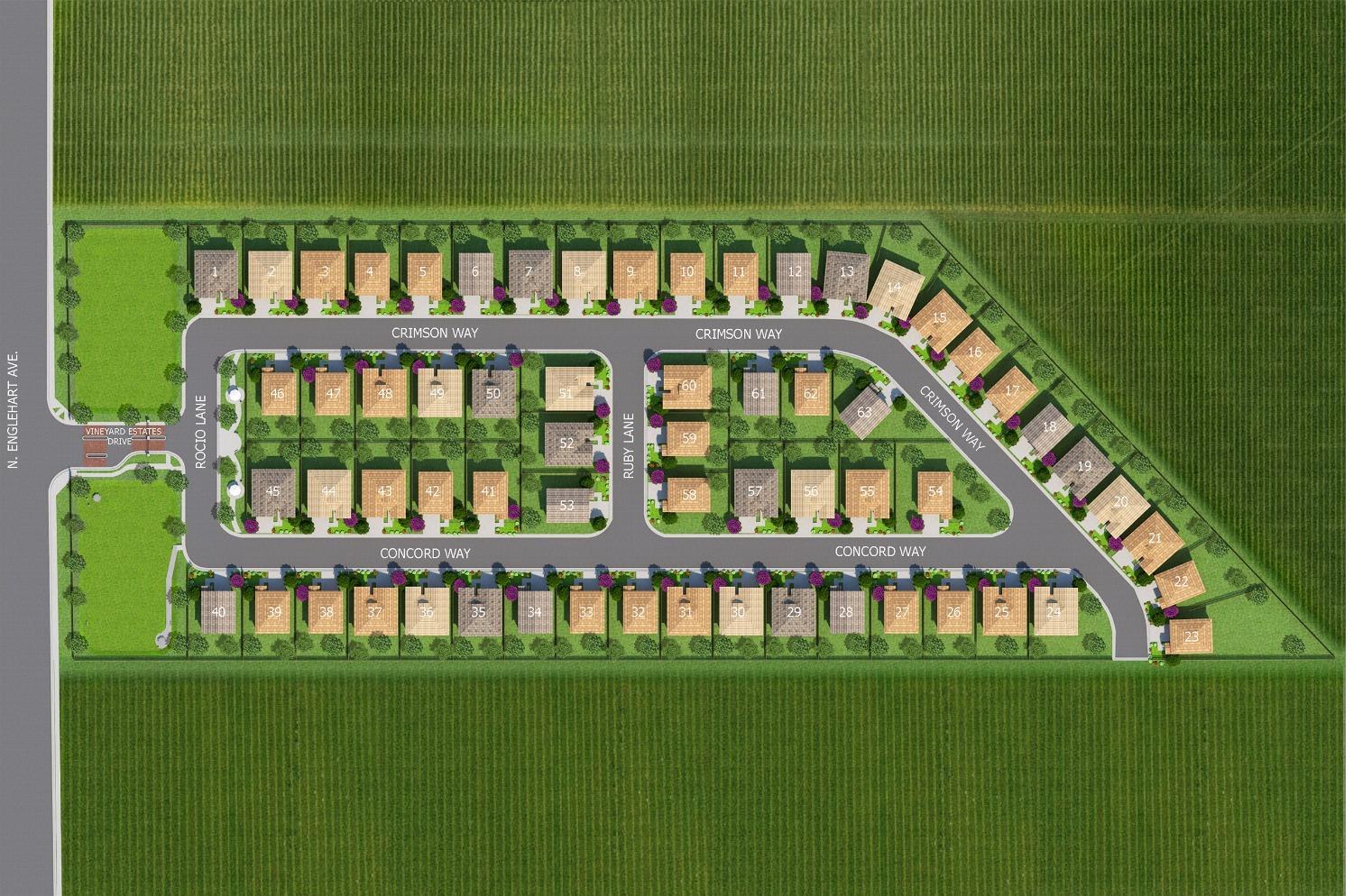 1420 Concord Way Dinuba, CA 93618 - Photo 16 of 16 a view of a wooden deck and a garden