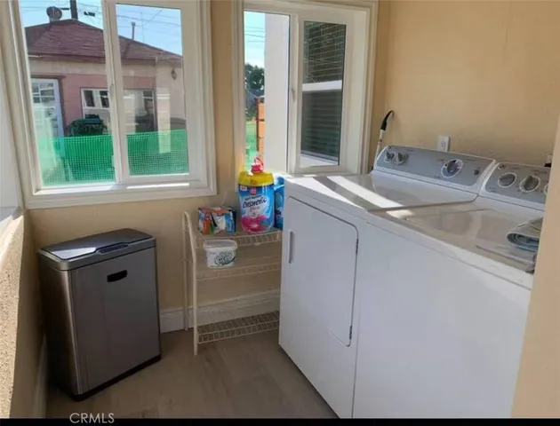 a room with storage and utility