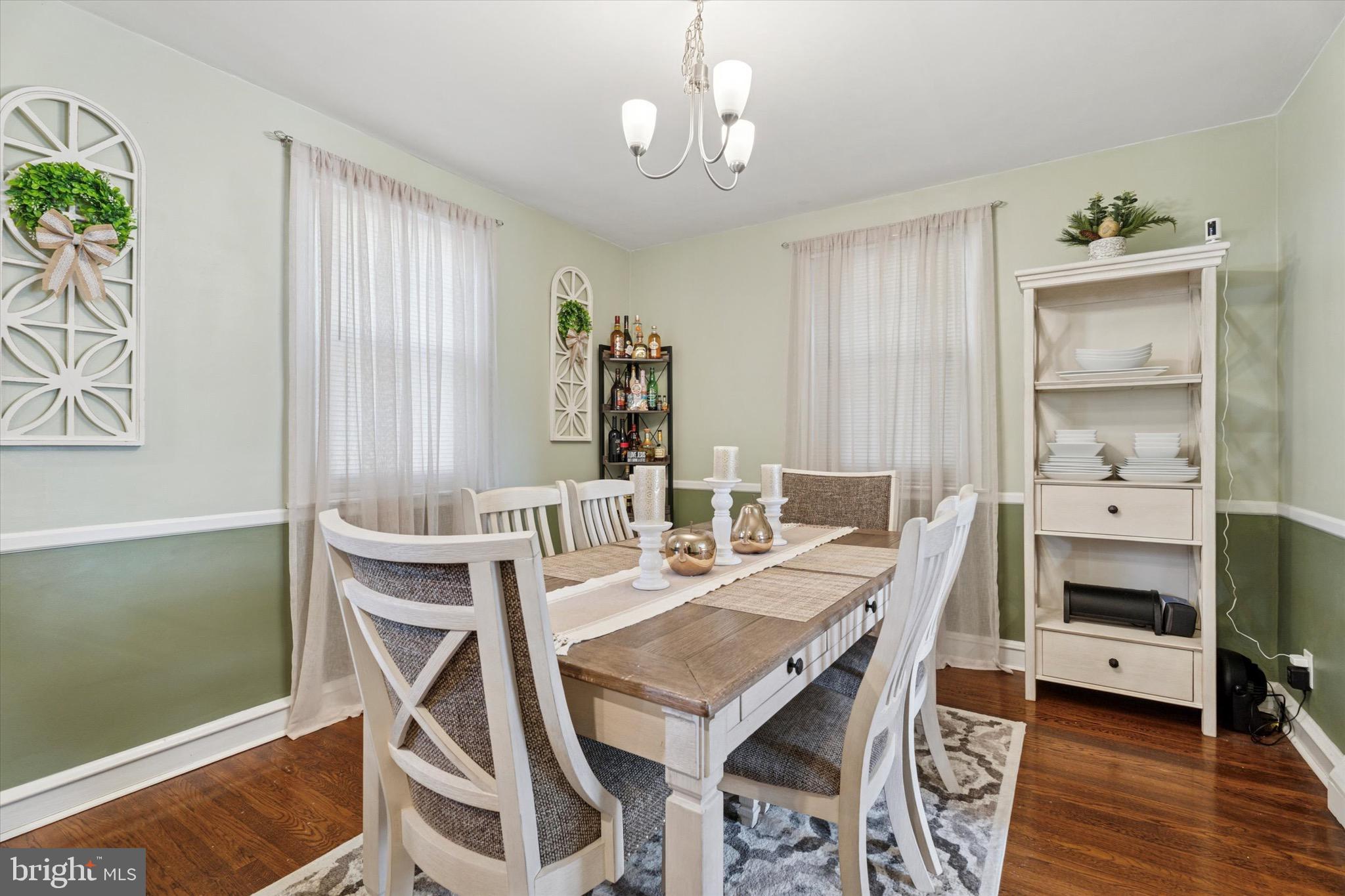 527 Arbor Road Cheltenham, PA 19012 - Photo 6 of 25 a view of a dining room with furniture and wooden floor