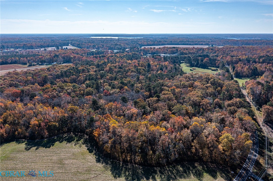 278 Regent Road Hartfield, VA 23071 - Photo 41 of 49 Aerial view of a heavily wooded area