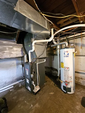 a view of storage and utility room