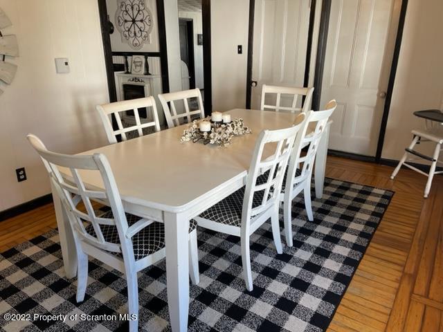 991 Main Street Rome, PA 18837 - Photo 23 of 53 a view of a dining room with furniture and wooden floor