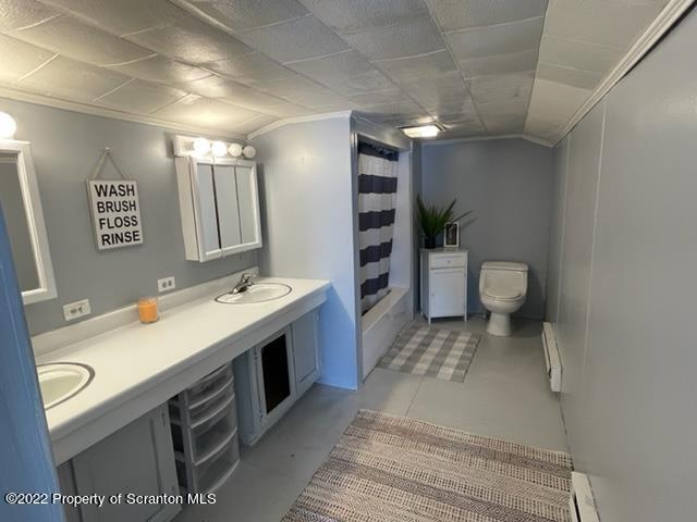 991 Main Street Rome, PA 18837 - Photo 53 of 53 a bathroom with a sink toilet and shower
