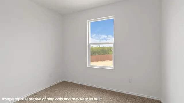 a view of an empty room