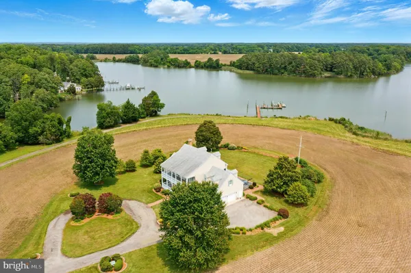a view of a lake with a outdoor space