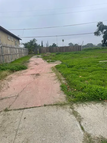 a view of road and trees