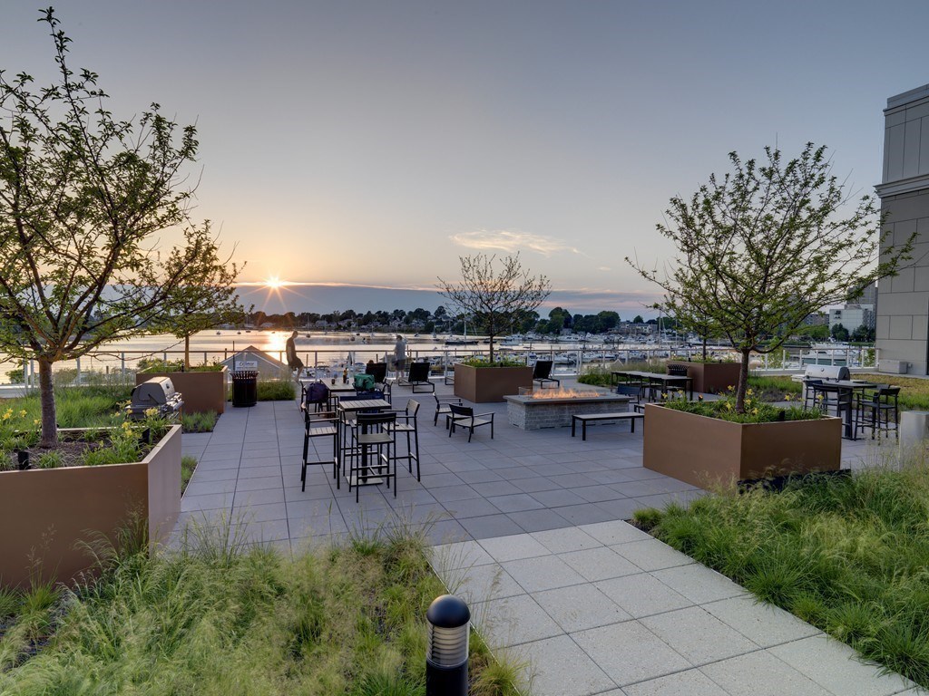 10 Shipyard Drive, Unit 517 Hingham, MA 02043 - Photo 10 of 14 a view of a terrace with sitting space