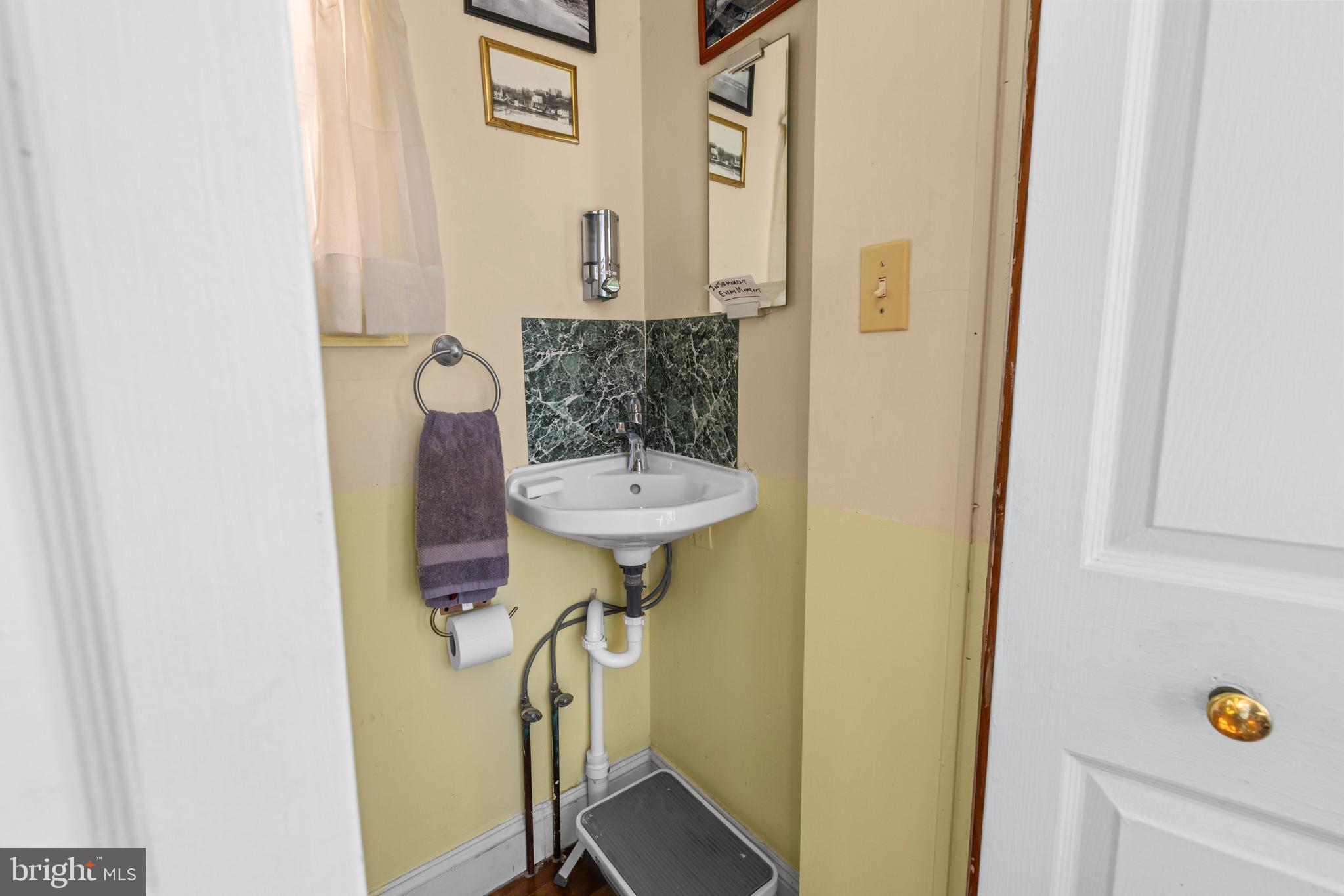 6020 Bridget Street Philadelphia, PA 19144 - Photo 15 of 43 a bathroom with a sink and mirror