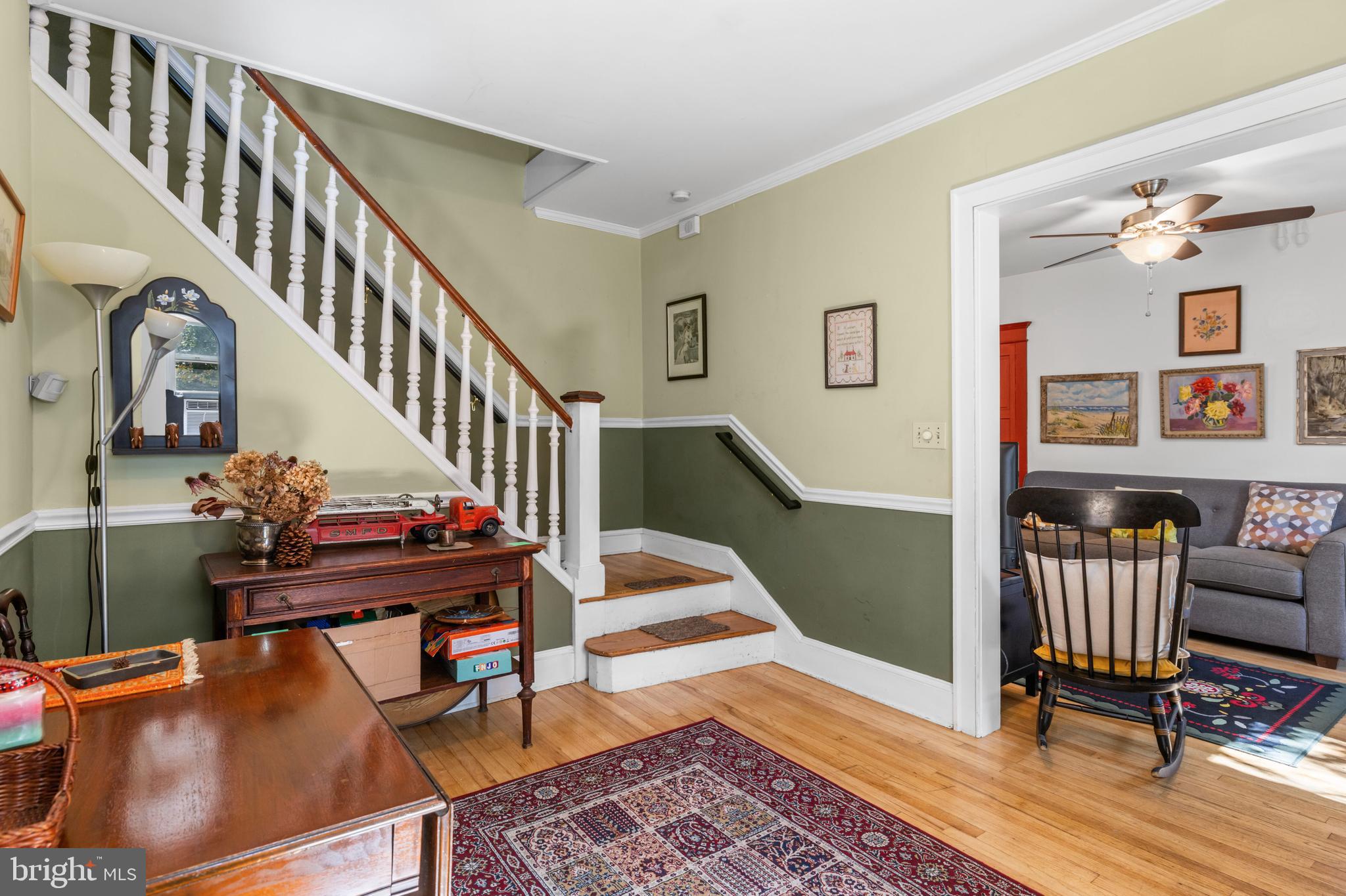 6020 Bridget Street Philadelphia, PA 19144 - Photo 8 of 43 a living room with furniture and a rug