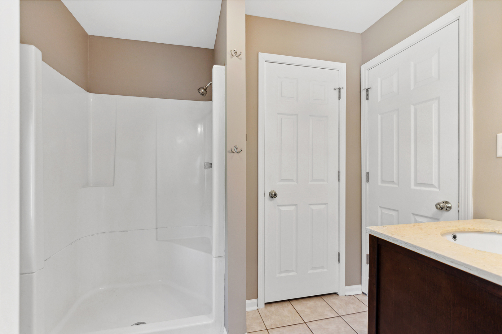 825 South Prairie Road New Lenox, IL 60451 - Photo 24 of 42 a bathroom with a shower and a sink