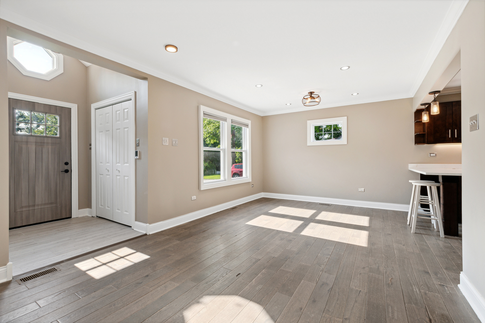 825 South Prairie Road New Lenox, IL 60451 - Photo 9 of 42 wooden floor in an empty room with a window