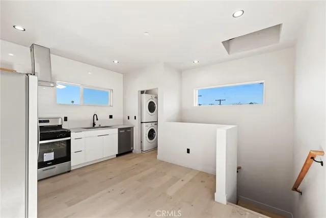 a view of balcony with furniture